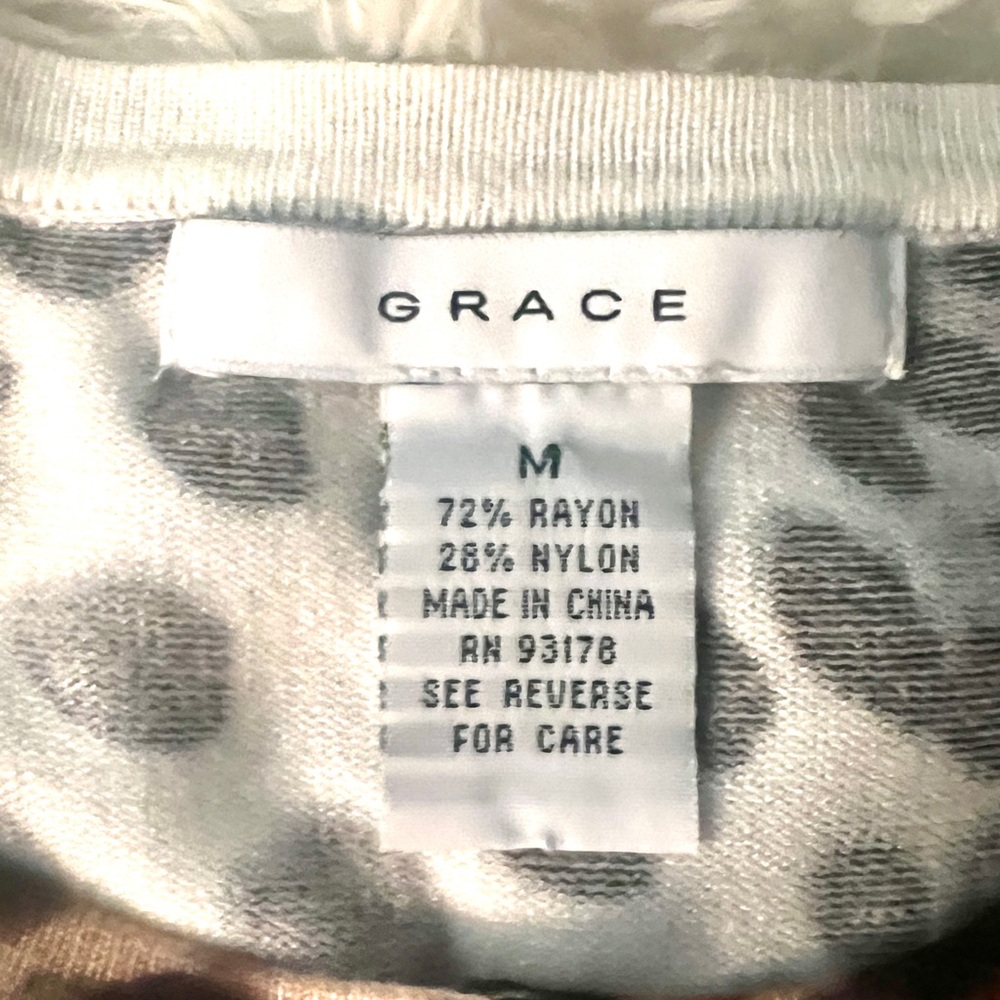 Grace Leopard Print Crystal Button Up Cardigan! S… - image 2